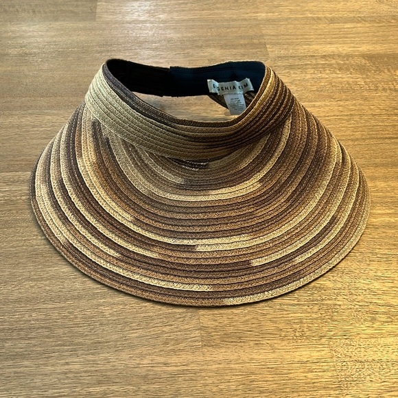 NWT Eugenia Kim Trixie Visor in Brown/Multi main image 9